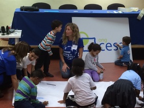 Apoyo a CESAL con los niños refugiados en España